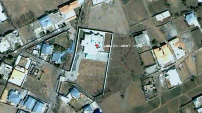 osama bin laden compound. 0. A picture reportedly